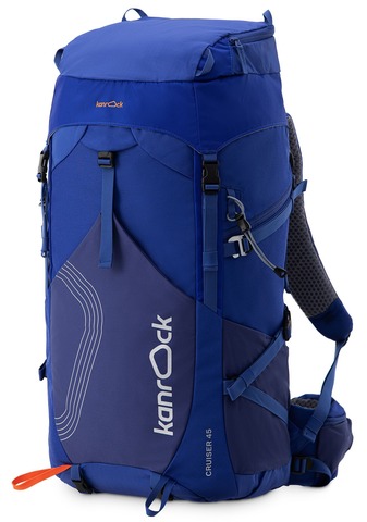 Картинка рюкзак туристический Kanrock Cruiser 45 Rich Blue - 1