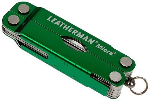 Мультитул на ключи Leatherman Micra Green, 10 функций (64350181N) | купить в интернет-магазине Multitool-Leatherman.Ru