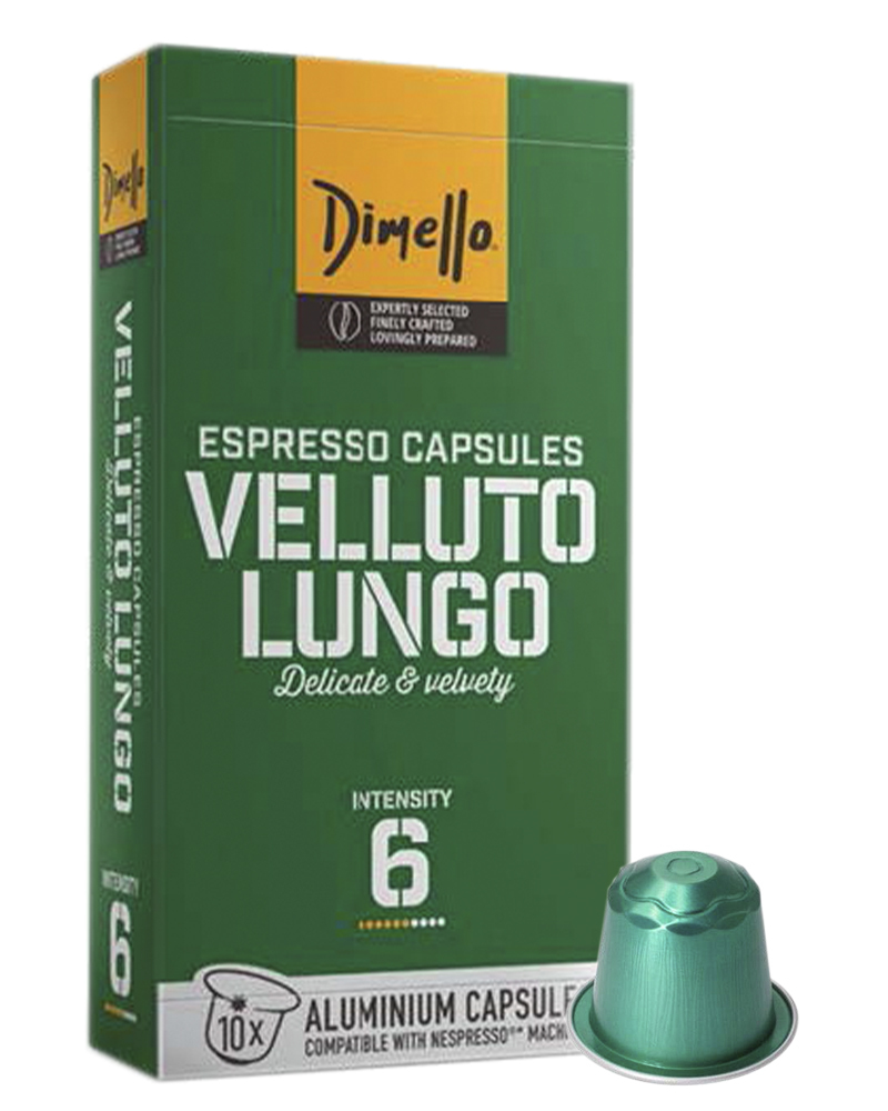 Dimello Кофе в капсулах Velluto Lungo 10 шт.