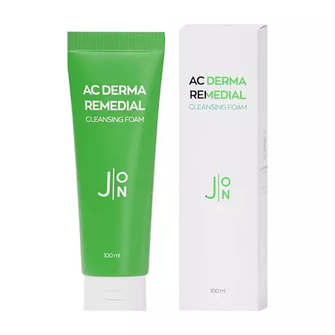 J:ON AC Derma remedial cleansing foam очищающая пенка СТОП-АКНЕ с комплексу кислот AHA, BHA, PHA