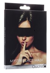 Черная кружевная маска Mystere Lace Mask - 