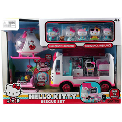 Игровой набор "Скорая помощь" Hello Kitty с вертолетом, автомобилем и фигурками
