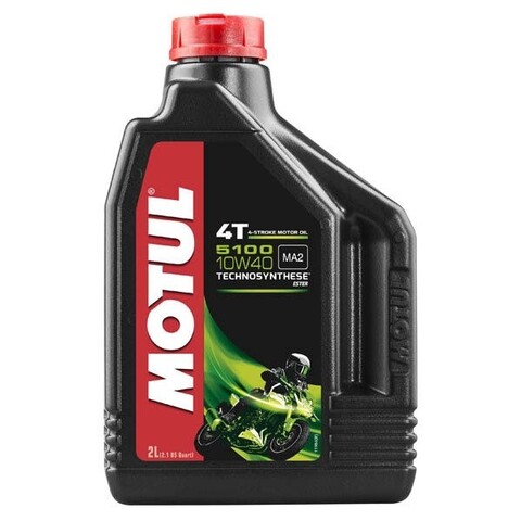 10W-40 Моторное полусинтетическое масло Motul 5100 4T 2L 104067