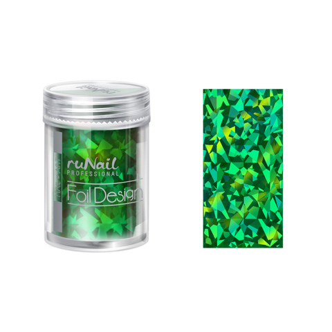 RuNail Фольга для дизайна зеленая