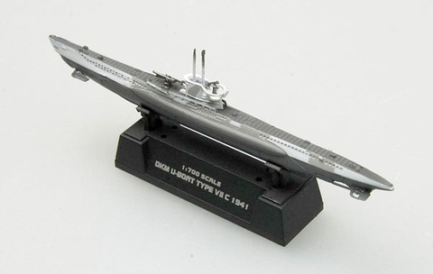 Модель Подводная лодка U7C 1941 г масштаб 1:700 ВМФ Германии