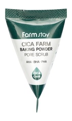 Скраб в пирамидках для очищения пор с центеллой азиатской FarmStay Cica Farm Baking Powder Pore Scrub