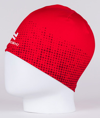 Детская гоночная лыжная шапка Nordski Jr. Pro Red/Black