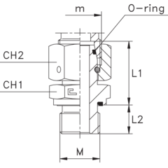 Штуцер FNE DL18 М26х1.5 CAST