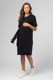 Платье для беременных и кормящих 15807 черный