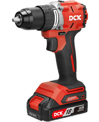 Дрель-шуруповерт аккум бесщеточная DCK KDJZ2060 18В, 60Нм, 2*2А/ч кейс