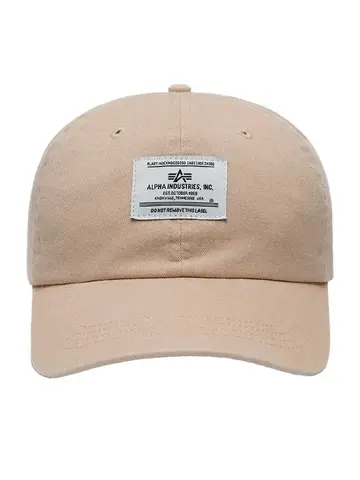 Бейсболка Alpha Industries Battlewash Cap Vintage Khaki (Бежевый)