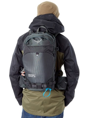 Картинка рюкзак горнолыжный Osprey Kamber 32 Galactic Black - 6