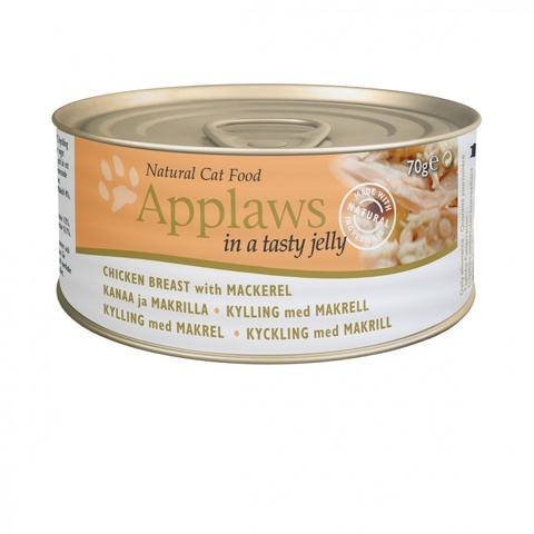 купить Аплаус Applaws Cat Jelly Chicken & Mackerel консервы для взрослых кошек, курица и скумбрия