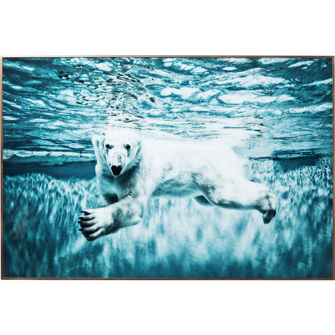 Картина в рамке Swimming Polar Bear, коллекция 