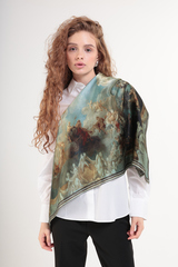 Шелковый платок из 100% Натурального шелка Renaissance