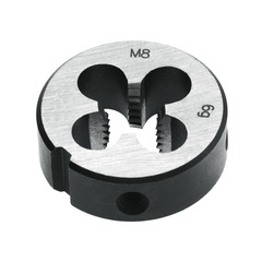 Плашка М 8,0х1,25 DINEN22568 CrV 6g 25х9мм H-Tools 210080HT