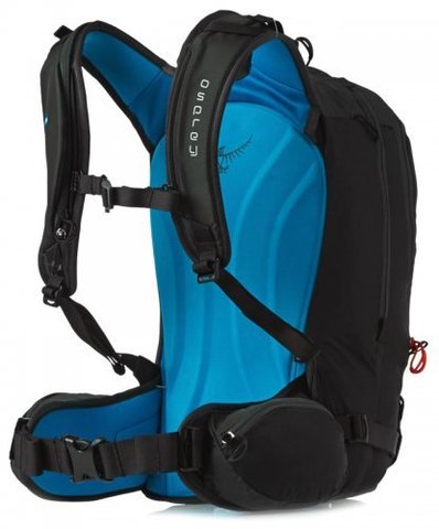 Картинка рюкзак горнолыжный Osprey Kamber 32 Galactic Black - 4