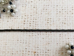 Шнур отделочный "Сутаж", ш. 3 мм, чёрный