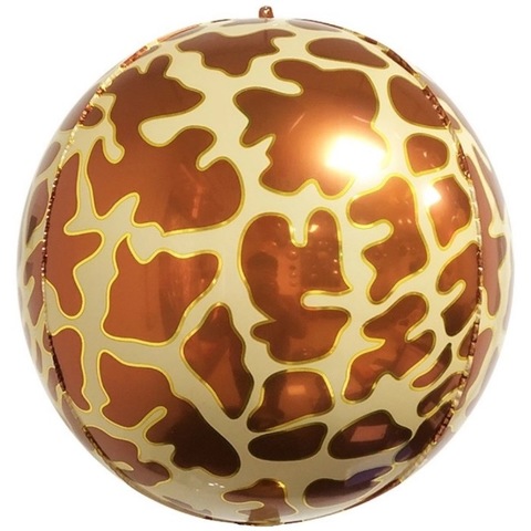 Сфера 3D, пятна жирафа, 51 см