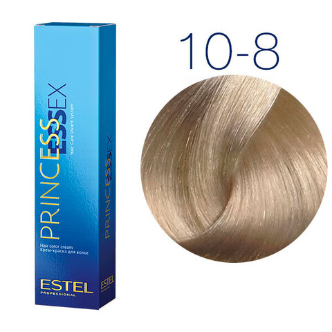 Estel Professional Princess Essex 10-8 (Светлый блондин жемчужный (Жемчужный лед)) - Крем-краска для волос