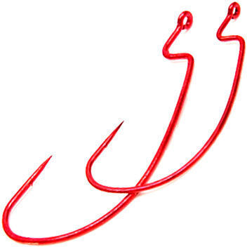 Крючок Офсетный Owner C'ultiva J-Light Worm Hook Red - купить по выгодной  цене  Forest River - Рыболовный интернет магазин. Товары для рыбалки,  охоты и активного отдыха.
