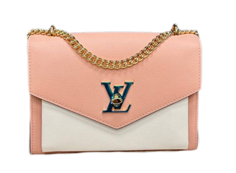 Сумка Louis Vuitton Mylockme BB персиковый