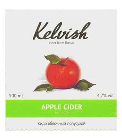 Сидр Kelvish полусухой