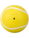 Хрустящий мяч для собак Playology с пищалкой и с ароматом курицы, жёлтый, 8 см