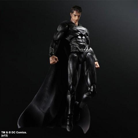 Man of Steel Play Arts Kai - Superman Black Costume Exclusive