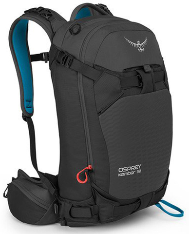 Картинка рюкзак горнолыжный Osprey Kamber 32 Galactic Black - 1