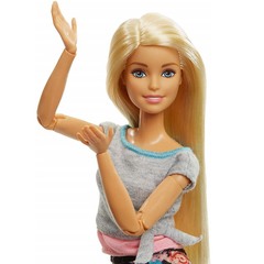 Барби в сером топе Блондинка. Безграничные движения