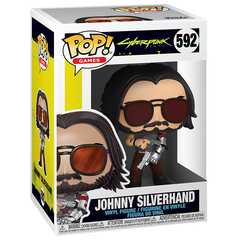 Фигурка Funko POP! Games Cyberpunk 2077 Johnny Silverhand w/ Gun 47522