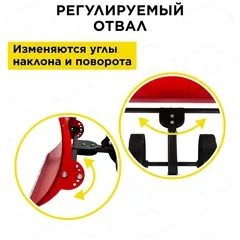 Снегоуборщик ручной DDE STH620 отвал поворотный на колесах (захват 62/40 см)