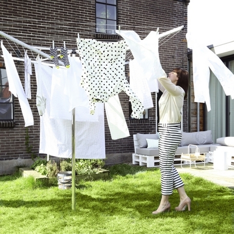 Сушилка Brabantia Topspinner серебро 40м