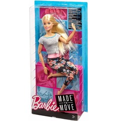 Барби в сером топе Блондинка. Безграничные движения