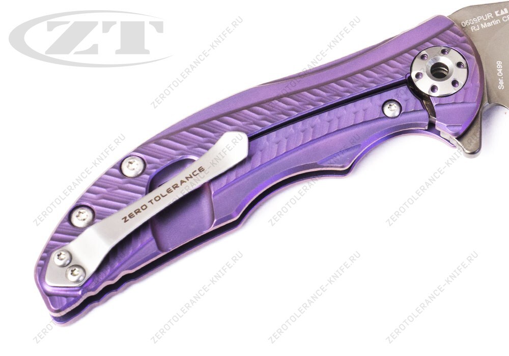 Нож Zero Tolerance 0609PUR RJ Martin - фотография 