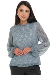 Блуза Волшебный шифон (офис) Diolche