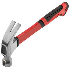 Молоток-гвоздодер 450г боек с магитом фиберглассовая ручка, Matrix в интернет-магазине ЯрТехника