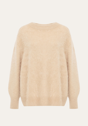 Свитер из пушистого кашемира