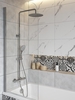 Cersanit 64526 Душевая система Cersanit BRASKO (смеситель термостатический) 3 режима шланг 150 металл