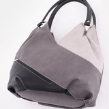 Сумка Саломея 101 мульти итальянский серо-черный