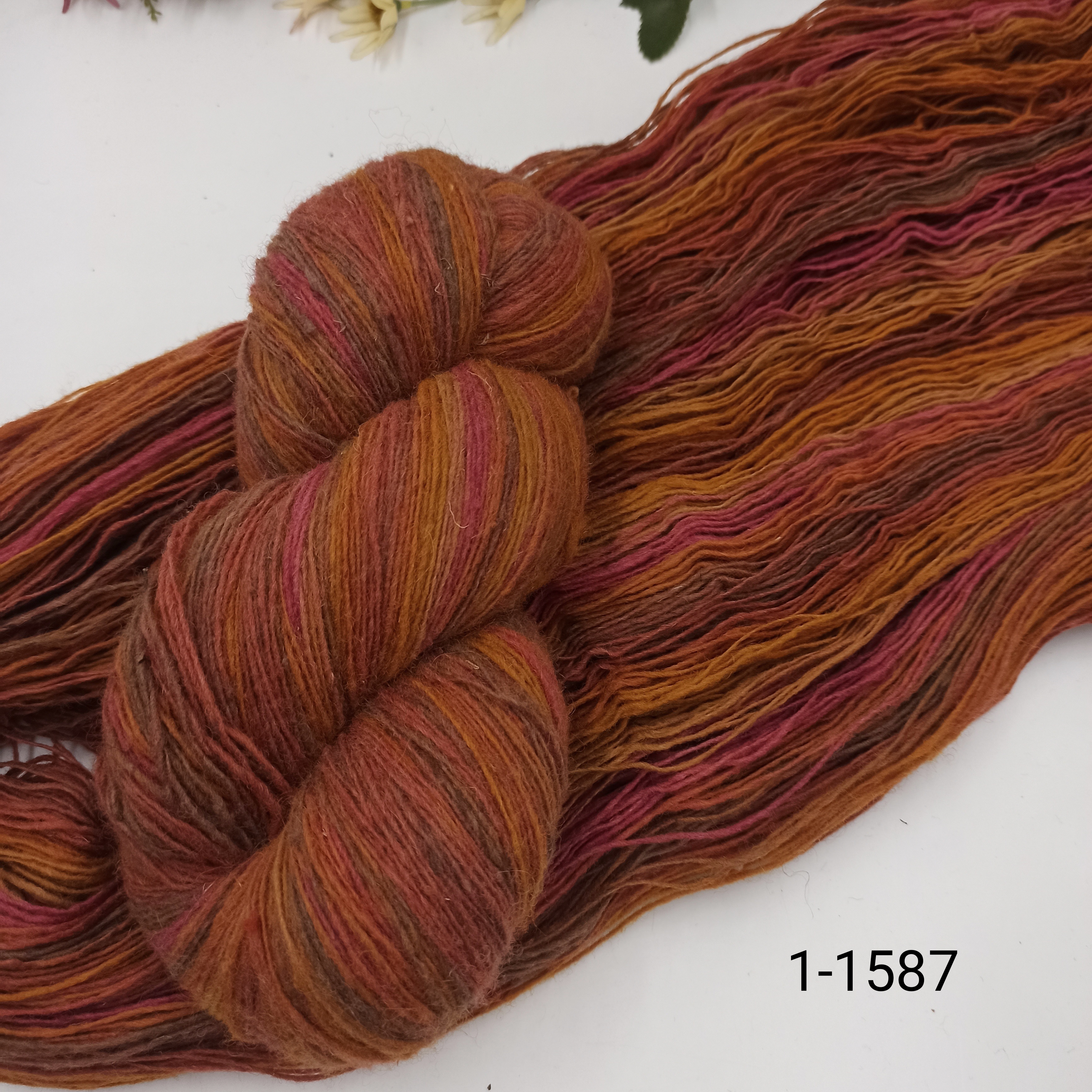 Дундага 6/1 шерсть секционного окрашивания 01-1587 420м/100гр