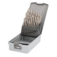Набор сверл по металлу 1-13мм 25шт DIN338 HSSE-Co8 VA 130° (пл. кейс) Ruko 281215ERO