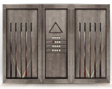 Киевница современная ясень мдф на 10 киев (black-gray) фото №6