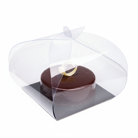 Коробка «Хао бао» 100×100×100 мм с чёрной подложкой