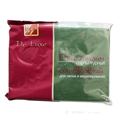 
          Пластилин скульптурный Луч, "Люкс", 0,3 кг., твердый, оливковый цвет, полиэтилен