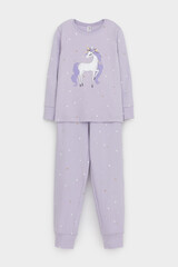 пижама  для девочки  К 1621/лепесток орхидеи,звездочки