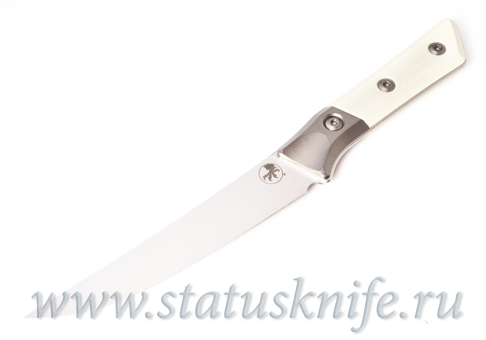 Нож Microtech Kitchen Boning Bolster G-10 3100B-10IV Ivory