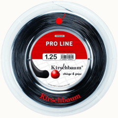 Теннисная струна Kirschbaum Pro Line Black - 1.25 Reel (200 м)