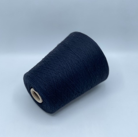 Loro Piana, Cashmere 2/27 1350м, 100%Кашемир, Черно-синий(393), 37956